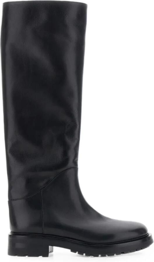 Strategia shoes Marengo leren knielaarzen Zwart