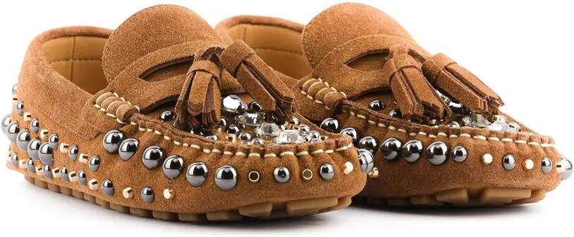 Strategia shoes Mykonos verfraaide loafers met kwastje Bruin - Foto 5