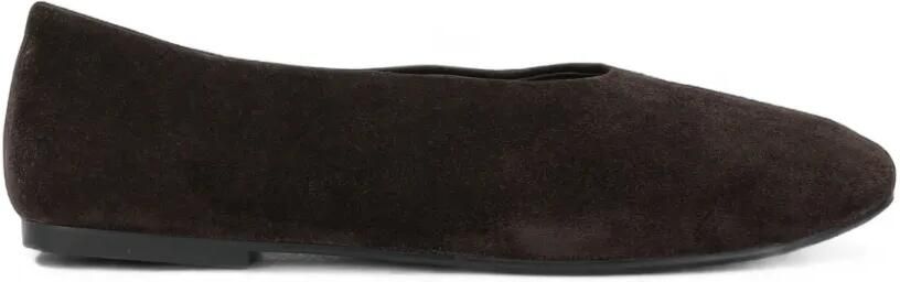 Strategia shoes Suède ballerina's Bruin