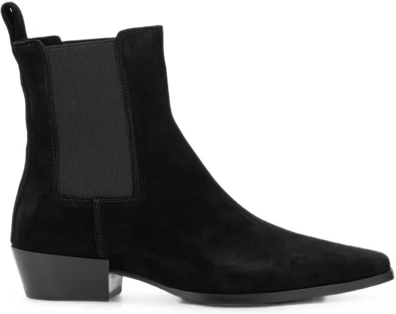 Strategia shoes Suède Chelsea laarzen Zwart