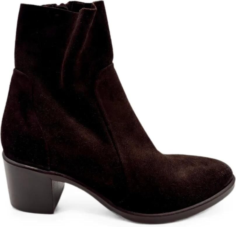 Strategia shoes Suède enkellaarzen Bruin