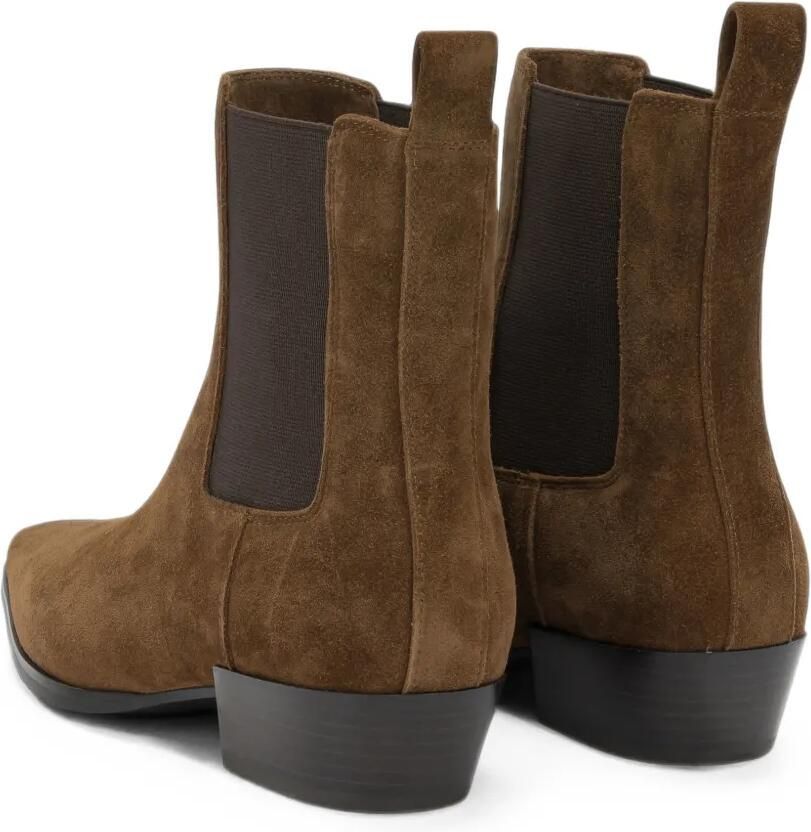 Strategia shoes Suède enkellaarzen Bruin