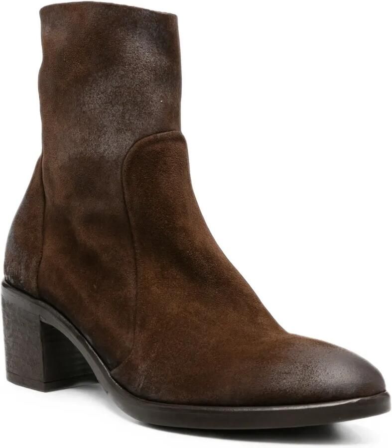 Strategia shoes Suède laarzen met blokhak Bruin - Foto 2