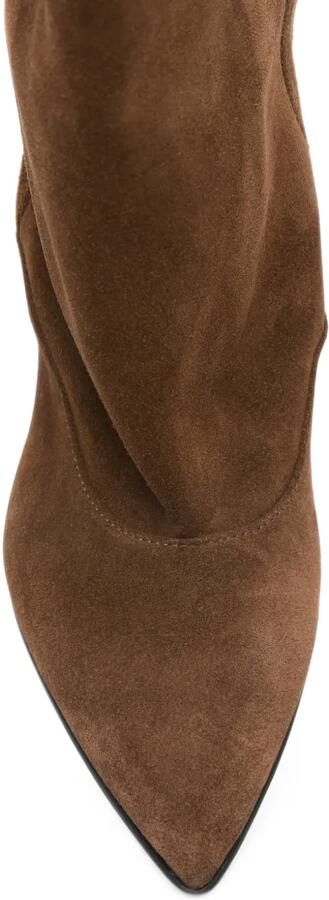 Strategia shoes suede pointed-toe ankle boots Bruin - Foto 4