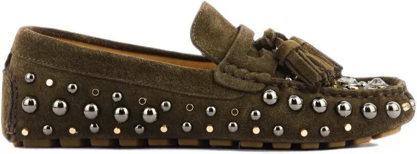 Strategia shoes Verfraaide loafers met kwastje Bruin