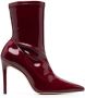 Stuart Weitzman Leren laarzen Rood - Thumbnail 1