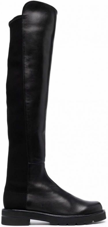 Stuart Weitzman 5050 Lift knielaarzen Zwart