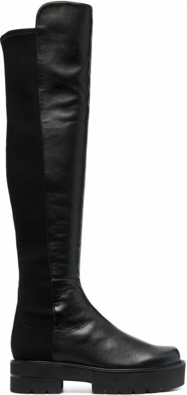 Stuart Weitzman Leren laarzen Zwart