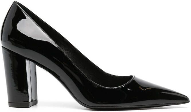 Stuart Weitzman Pumps met puntige neus Zwart