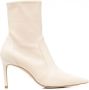 Stuart Weitzman Stuart stiletto leren laarzen Beige - Thumbnail 1