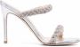 Stuart Weitzman Addison stiletto sandalen Zilver - Thumbnail 1