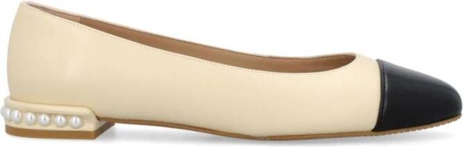 Stuart Weitzman Ballerina's met leren zool Beige