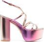 Stuart Weitzman Barelythere sandalen met plateauzool Roze - Thumbnail 1