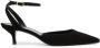 Stuart Weitzman Barelythere suède pumps Zwart - Thumbnail 1