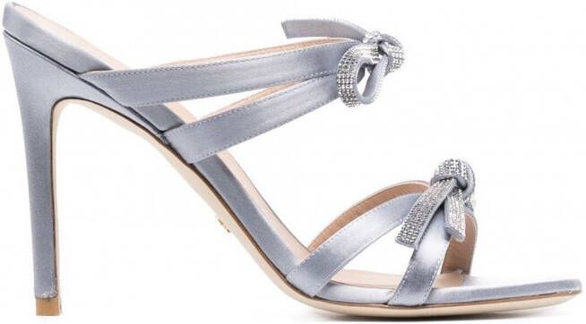 Stuart Weitzman Sandalen met strikdetail Grijs