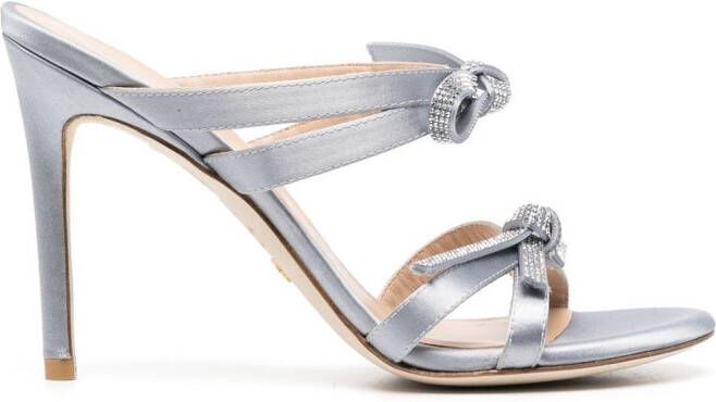 Stuart Weitzman Sandalen met strikdetail Grijs