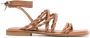 Stuart Weitzman Sandalen met gevlochten bandje Bruin - Thumbnail 1