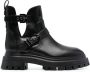 Stuart Weitzman Leren laarzen Zwart - Thumbnail 1