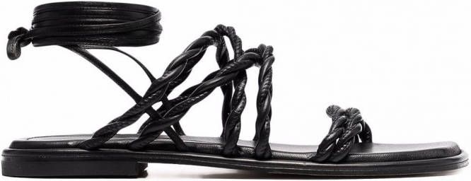 Stuart Weitzman Calypso sandalen Zwart
