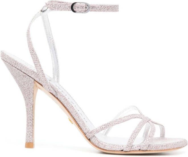 Stuart Weitzman Sandalen met kruisbandjes Roze