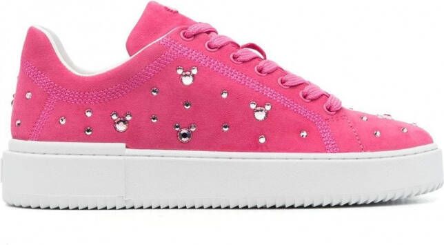 Stuart Weitzman Sneakers verfraaid met kristallen Roze