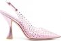 Stuart Weitzman Pumps verfraaid met kristallen Roze - Thumbnail 1