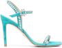 Stuart Weitzman Sandalen met open neus Blauw - Thumbnail 1