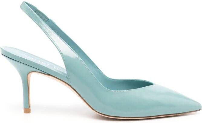 Stuart Weitzman Eva slingback pumps Blauw