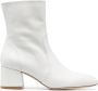 Stuart Weitzman Flareblock enkellaarzen Wit - Thumbnail 1