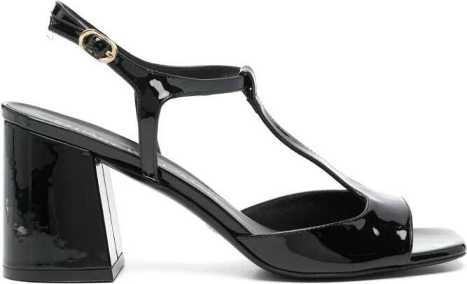 Stuart Weitzman Flareblock 75 mm sandalen Zwart