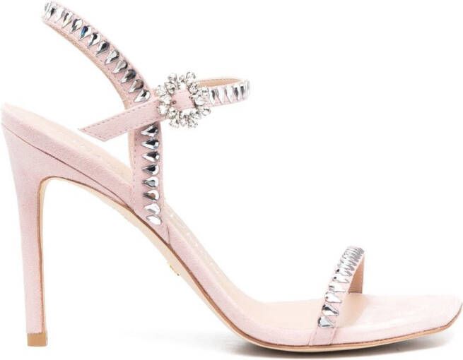 Stuart Weitzman Gemcut sandalen Roze