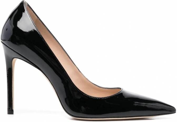 Stuart Weitzman Glanzende pumps Zwart