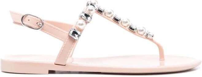 Stuart Weitzman Goldie sandalen verfraaid met kristallen Roze