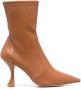 Stuart Weitzman Leren laarzen Bruin - Thumbnail 1