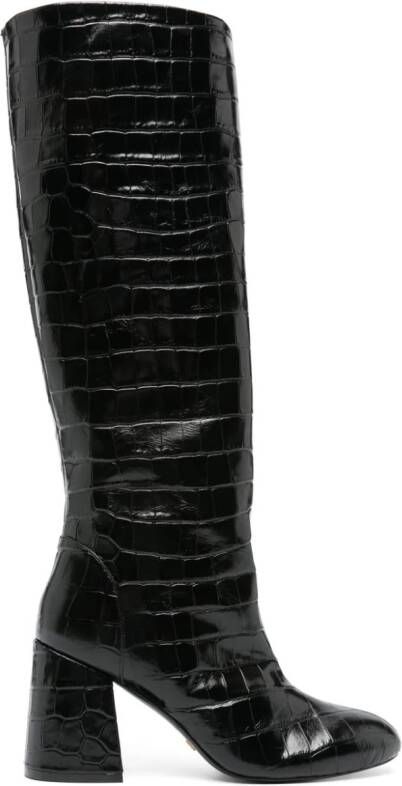 Stuart Weitzman Leren laarzen Zwart