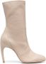 Stuart Weitzman Luxecurve stretch laarzen Beige - Thumbnail 1