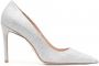 Stuart Weitzman Pumps met metallic-effect Grijs - Thumbnail 1