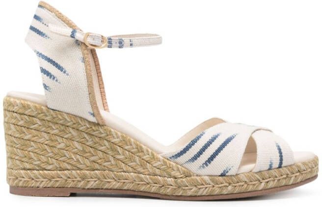 Stuart Weitzman Mirela II 80 mm espadrilles Beige