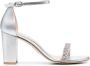 Stuart Weitzman NearlyNude sandalen Zilver - Thumbnail 1