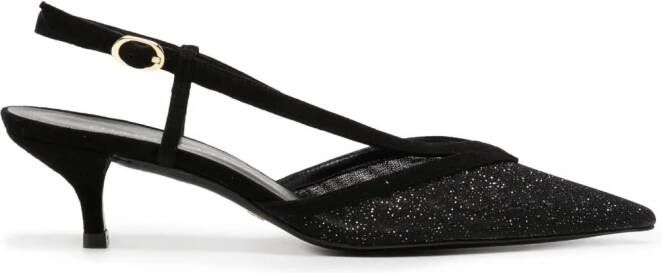 Stuart Weitzman Noche slingback pumps Zwart