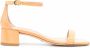 Stuart Weitzman Nudist Curve lakleren sandalen Oranje - Thumbnail 1