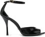 Stuart Weitzman Nudistjune leren sandalen Zwart - Thumbnail 1