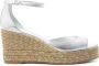 Stuart Weitzman Nudistia 90 espadrilles Zilver - Thumbnail 1