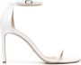 Stuart Weitzman Nudistsong 110 mm leren sandalen Wit - Thumbnail 1