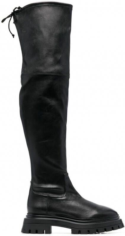 Stuart Weitzman Overknee laarzen Zwart