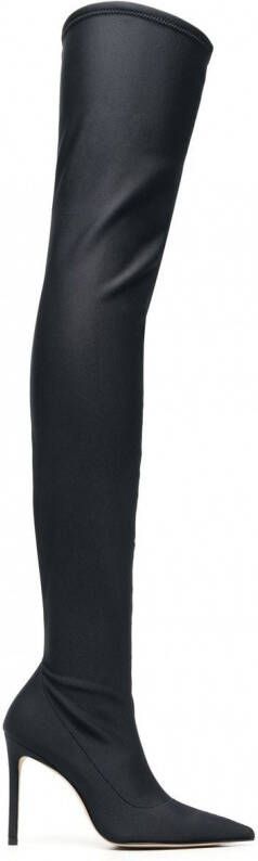 Stuart Weitzman Pipe overknee laarzen Zwart