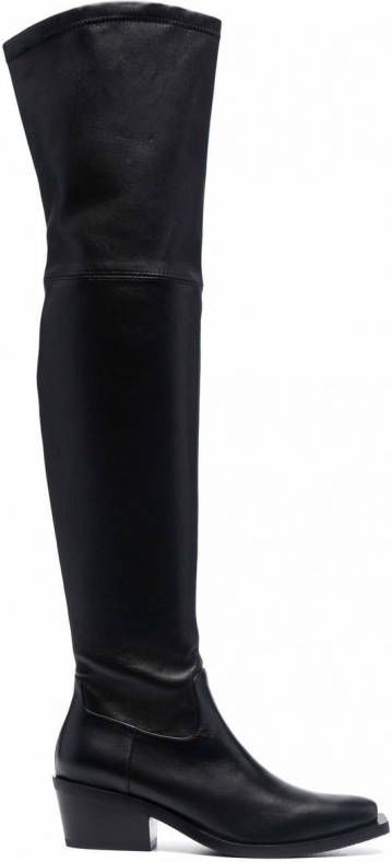 Stuart Weitzman Overknee laarzen Zwart