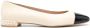 Stuart Weitzman Leren ballerina's Beige - Thumbnail 1