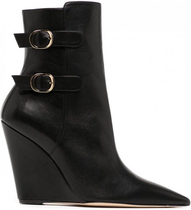 Stuart Weitzman Laarzen met sleehak Zwart