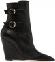 Stuart Weitzman Laarzen met sleehak Zwart - Thumbnail 1